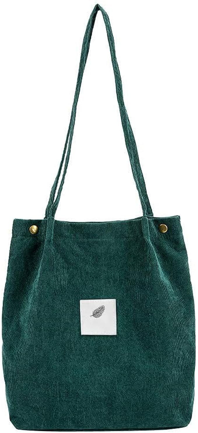 Elevate Your Shopping Experience with the Corduroy Shoulder Tote: The Eco-Friendly Choice