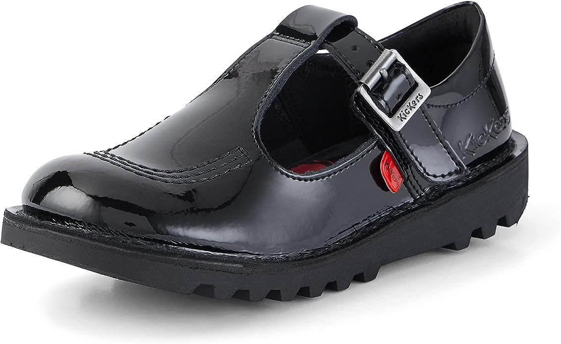 Girls’ Patent T-Bar Shoes – Classic Elegance and Comfort for Young Fashion Icons!